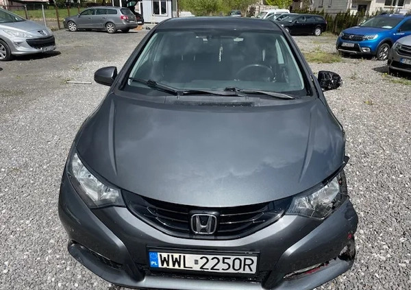 Honda Civic cena 20500 przebieg: 140318, rok produkcji 2012 z Kościerzyna małe 211